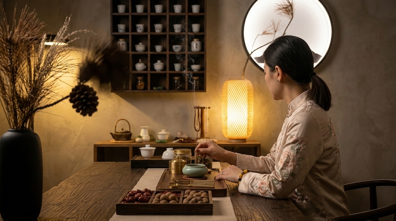 清晨在窗邊點上一支線香,安靜的獨處時光
